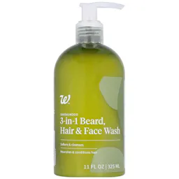 Walgreens 3-in-1 Beard, Hair & Face Wash