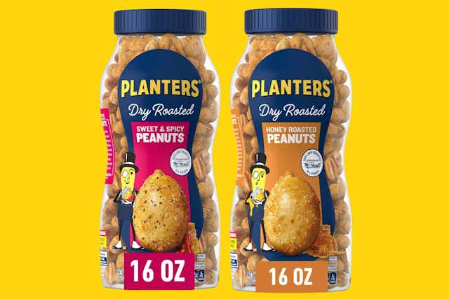 Get a 16-Ounce Jar of Planters Peanuts for as Low as $1.64 on Amazon card image