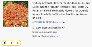 outdoor artificial flowers
