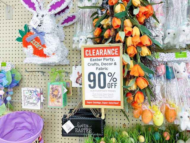 Hobby Lobby Easter Clearance Is Now 90% Off! card image