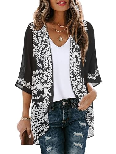 Women's Floral Kimono Cardigan