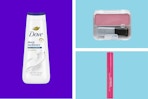 collage with dove and covergirl products