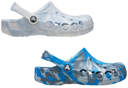 Crocs Kids' Baya Marbled Clogs