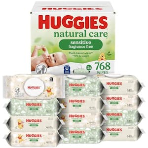 Huggies Natural Care Wipes 12-Pack