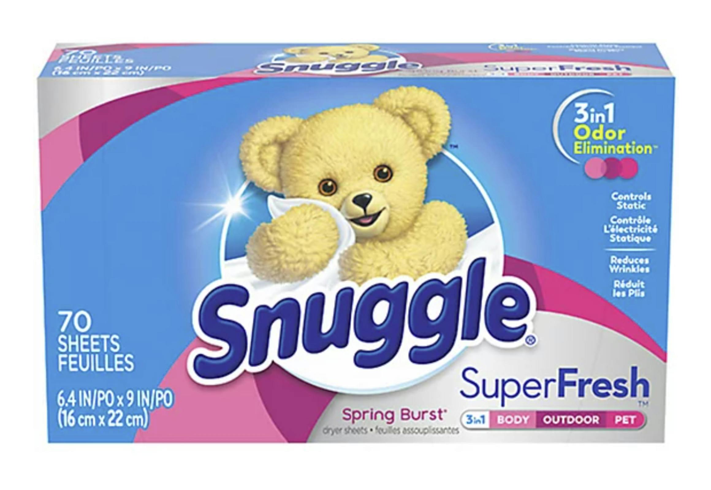 Snuggle Dryer Sheets