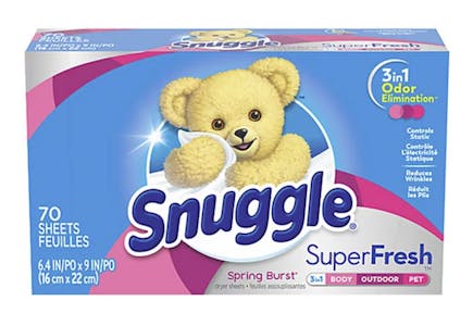 Snuggle Dryer Sheets
