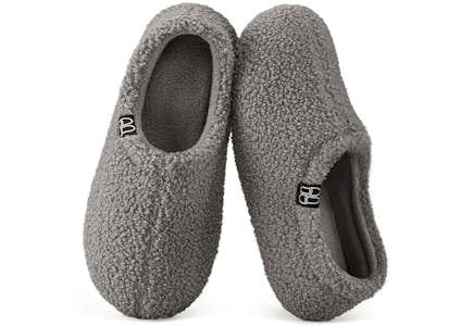 Women's Fuzzy Memory Foam Slippers