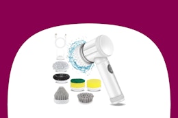 Handheld Spin Scrubber Set, Just $11.49 on Amazon card image