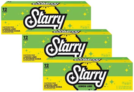 6 Starry Soda 12-Packs