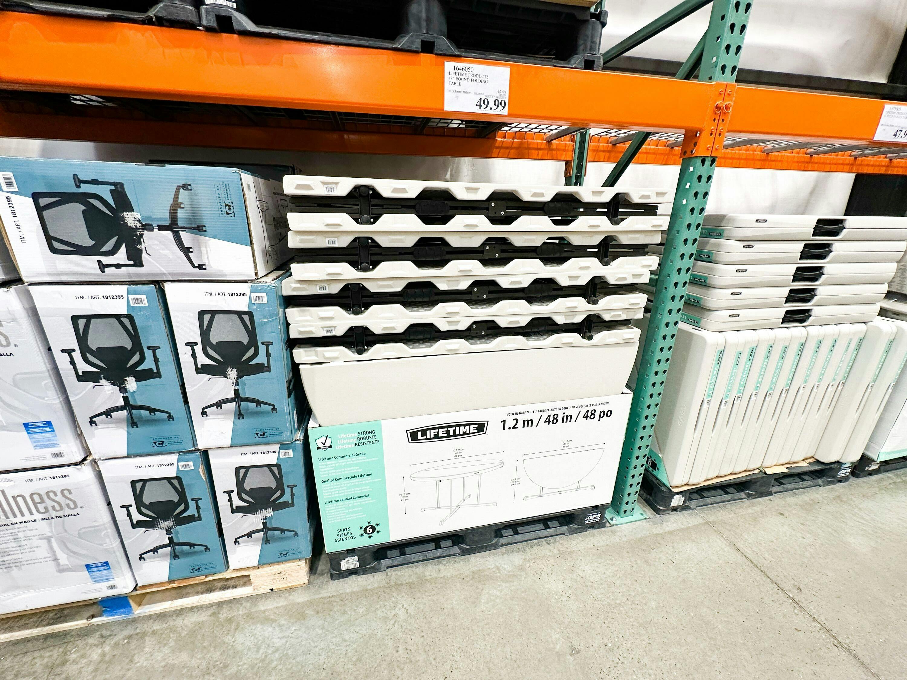 Lifetime Round Folding Table