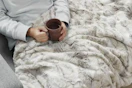 faux fur throw