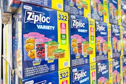 Ziploc 322-Count Variety Box, Just $11.49 at Costco card image