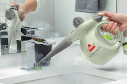 Get the Bissell SteamShot Handheld Steam & Sanitizer for Just $28 at QVC card image