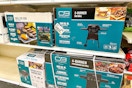 char-broil gas grills sitting on a target shelf