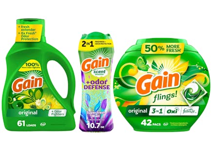 3 Gain Laundry Products