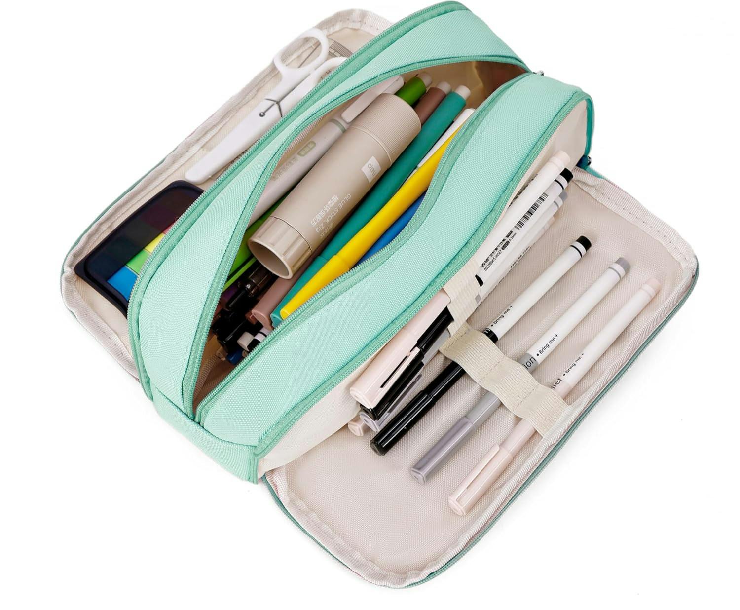 3-Compartment Pencil Case
