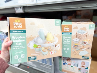 aldi kids wooden playsets
