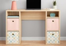 walmart mainstays cube storage desk