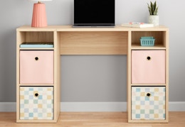 walmart mainstays cube storage desk
