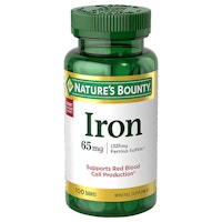 4 Nature's Bounty Iron Supplements