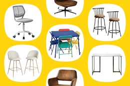 Save Big on Furniture at Walmart: Bar Stools From $26, Desk Chairs From $30 card image