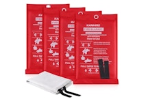 Emergency Fire Blanket 4-Pack