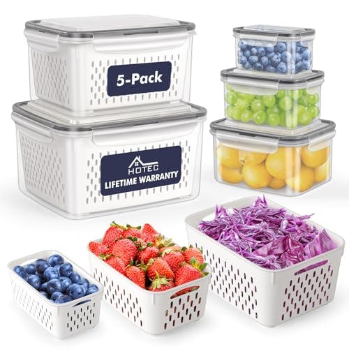 Fruit Storage Container 5-Pack