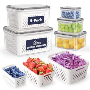 Fruit Storage Container 5-Pack