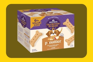 a box of dog treats