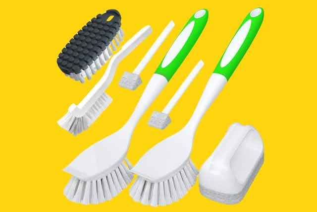 Kitchen Cleaning Brushes 5-Pack, Only $9.95 on Amazon (Reg. $14.95) card image