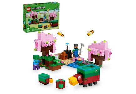Lego Minecraft Cherry Blossom Garden