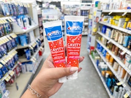 Easy Deal on Crest Kid's Toothpaste: Buy 2 for $0.49 Each at Walgreens card image
