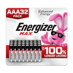 Energizer AAA Batteries 32-Pack