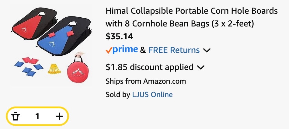 Collapsible Portable Corn Hole