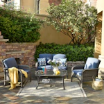 4-Piece Rattan Patio Set