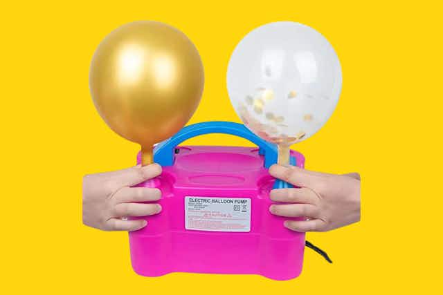 Electric Air Balloon Pump, Only $12.99 on Amazon card image