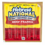 2 Hebrew National Beef Franks Packs