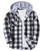 Men's Flannel Hoodie