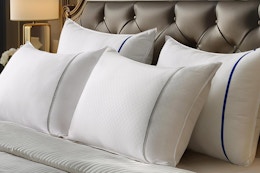 King-Sized Luxury Hotel Pillow 2-Pack, Only $19.79 With Amazon Promo Code card image