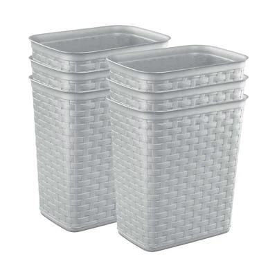 Sterilite Wastebasket 6-Pack