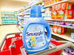 snuggle fabric softener sitting on a target shelf