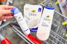 dove products in a cvs shopping cart