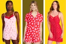 Walmart women's valentine pajamas