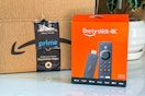 Amazon fire stick next to prime box