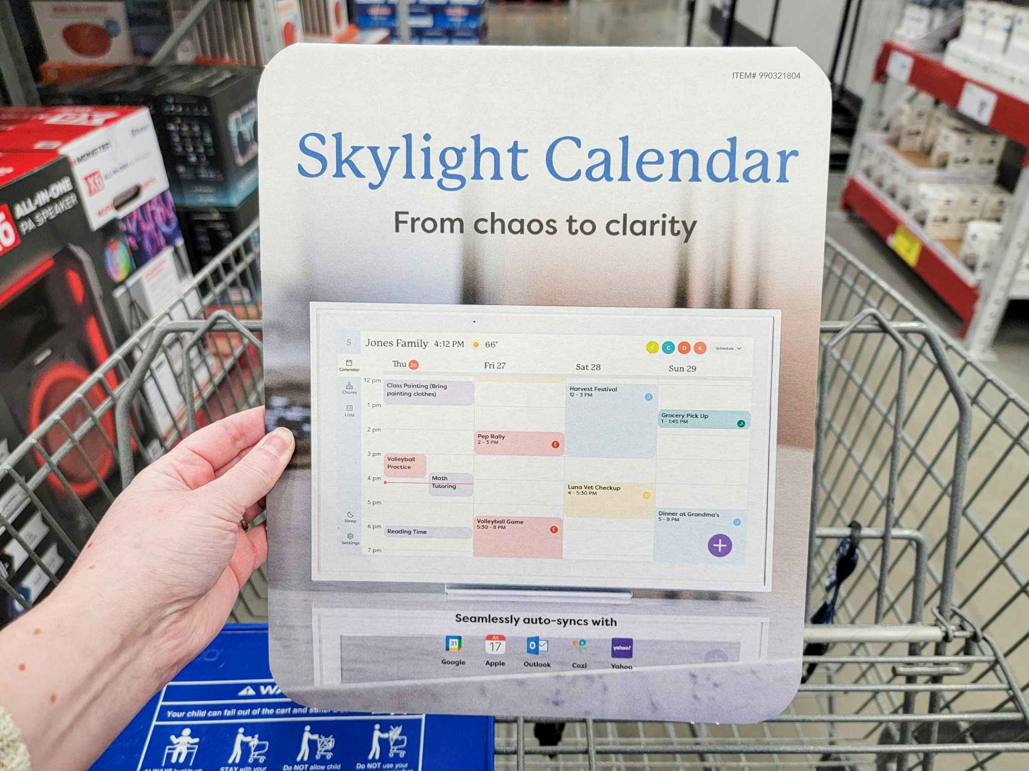 Skylight 15" WiFi Digital Calendar, 279 at Sam's Club (320 on Amazon