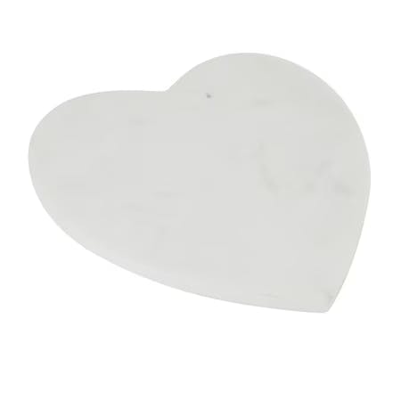Heart-Shaped Marble Serving Board