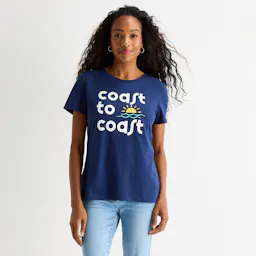 Women's Crew Neck Graphic T-Shirt