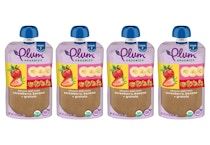 4 Plum Organics Baby Food Pouches