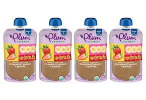 4 Plum Organics Baby Food Pouches