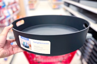 hand holding a brightroom turntable at target